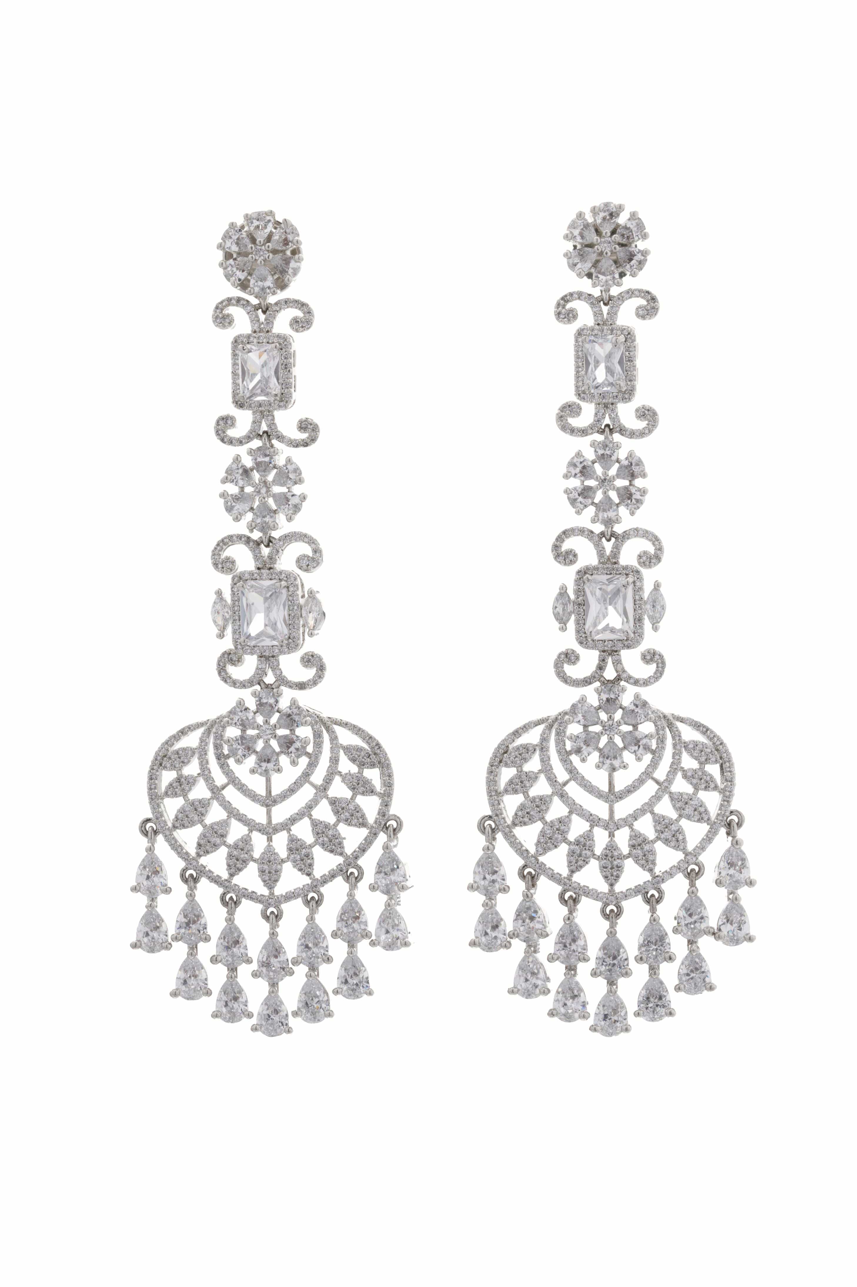 Radiant Fan Drop Earrings