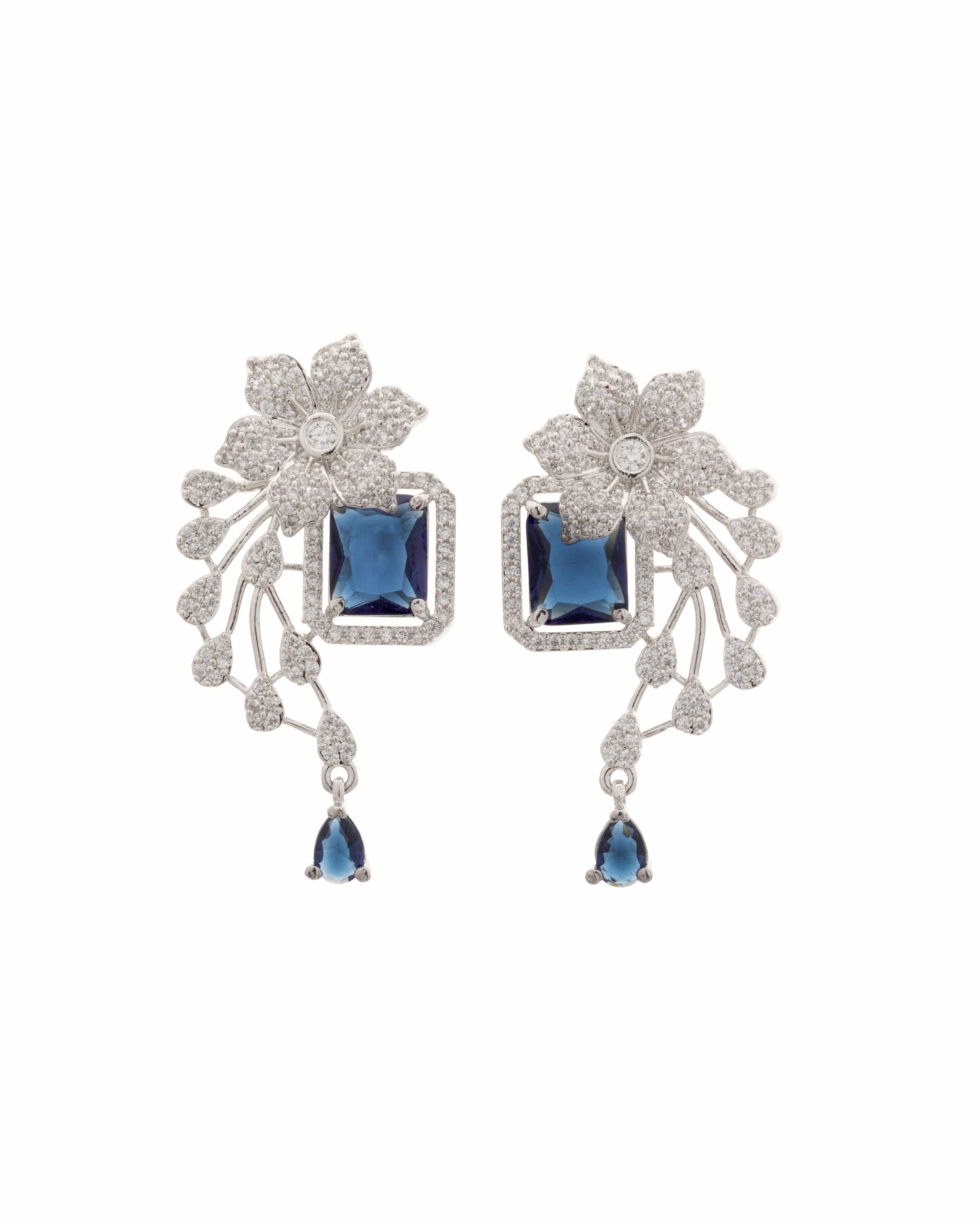 Celestial Bloom Pendant & Earring Set