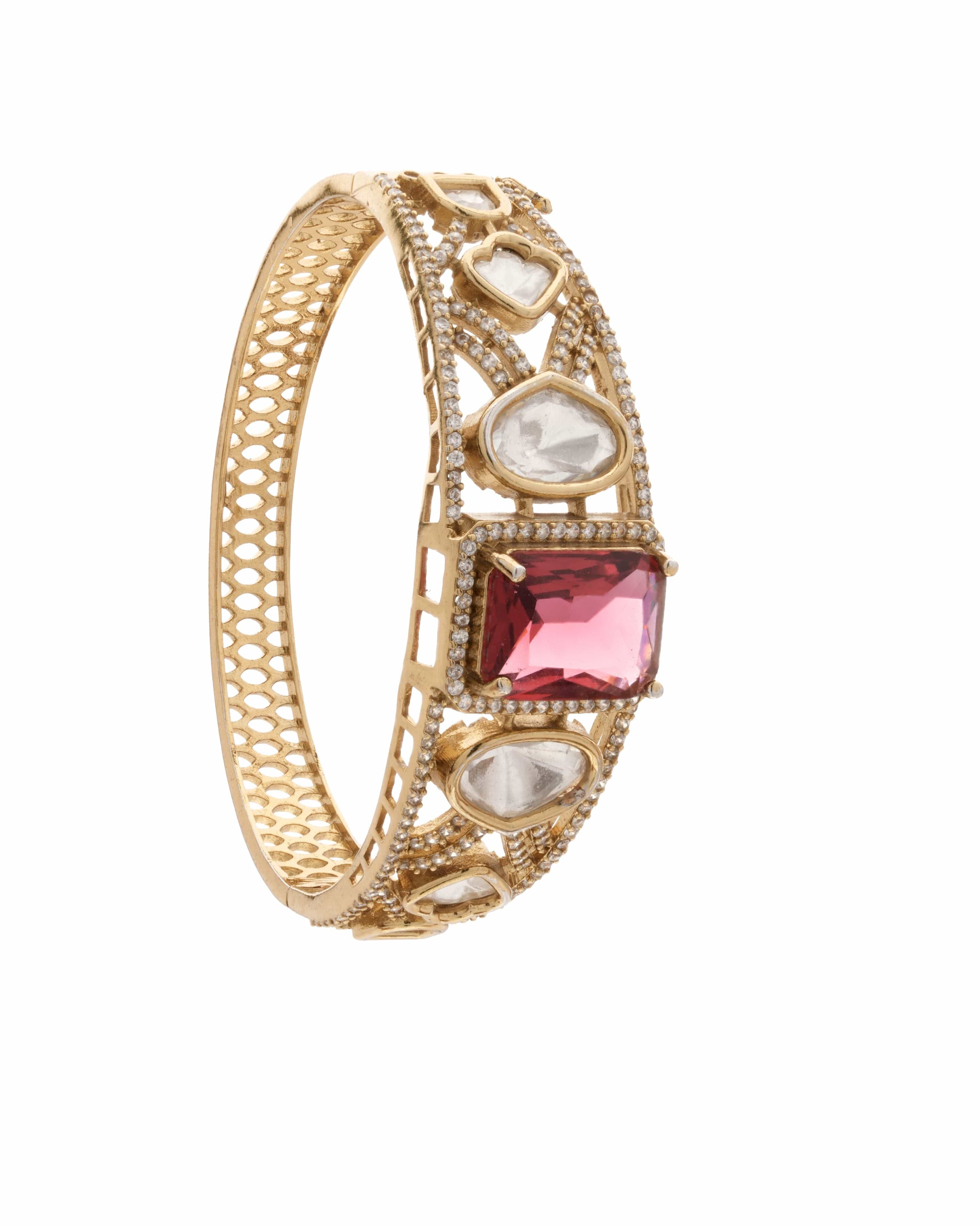 Crimson Radiance Openable Bracelet