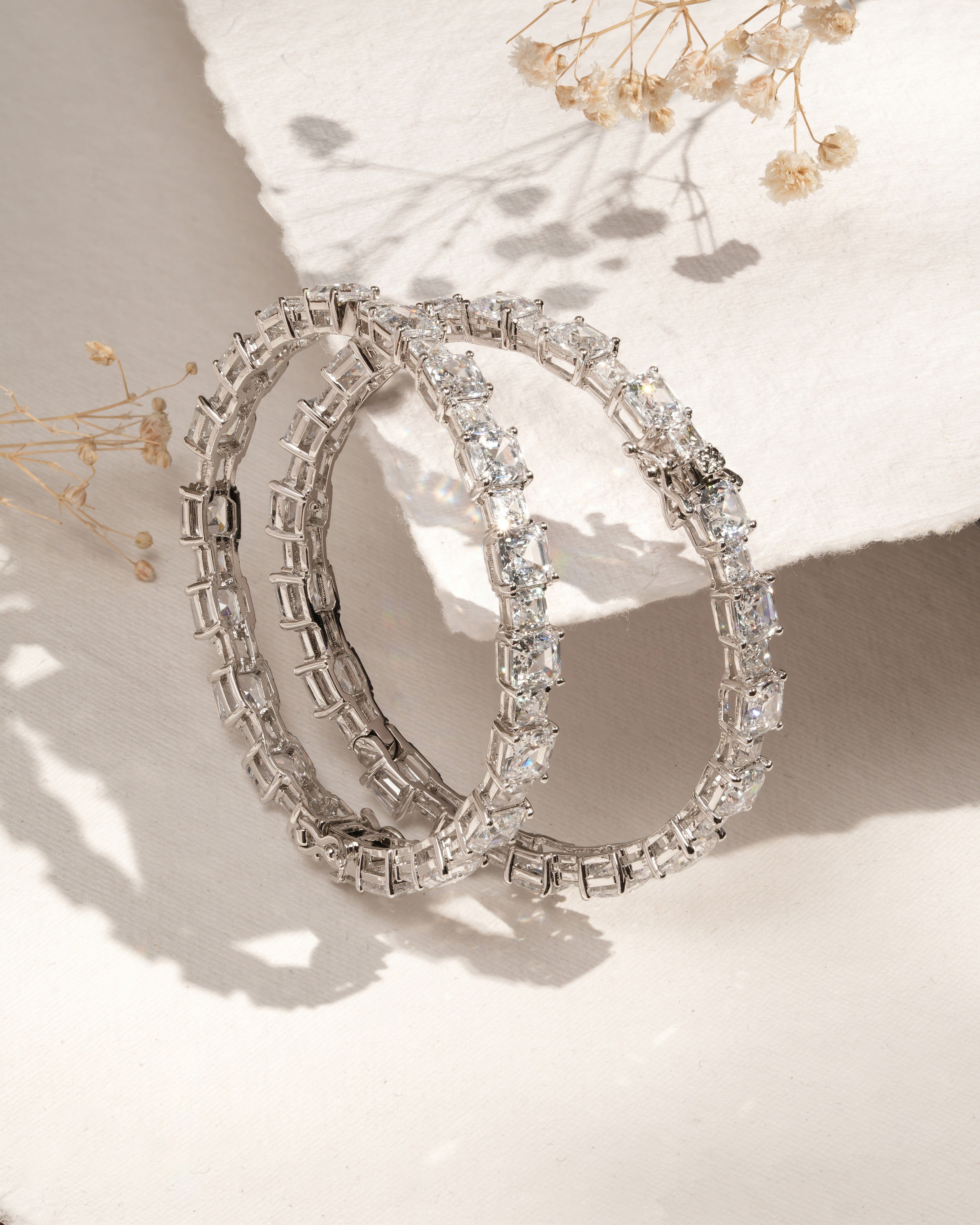 Mataari Bangles Eternal Spark – CZ Swarovski Elegance Bangles