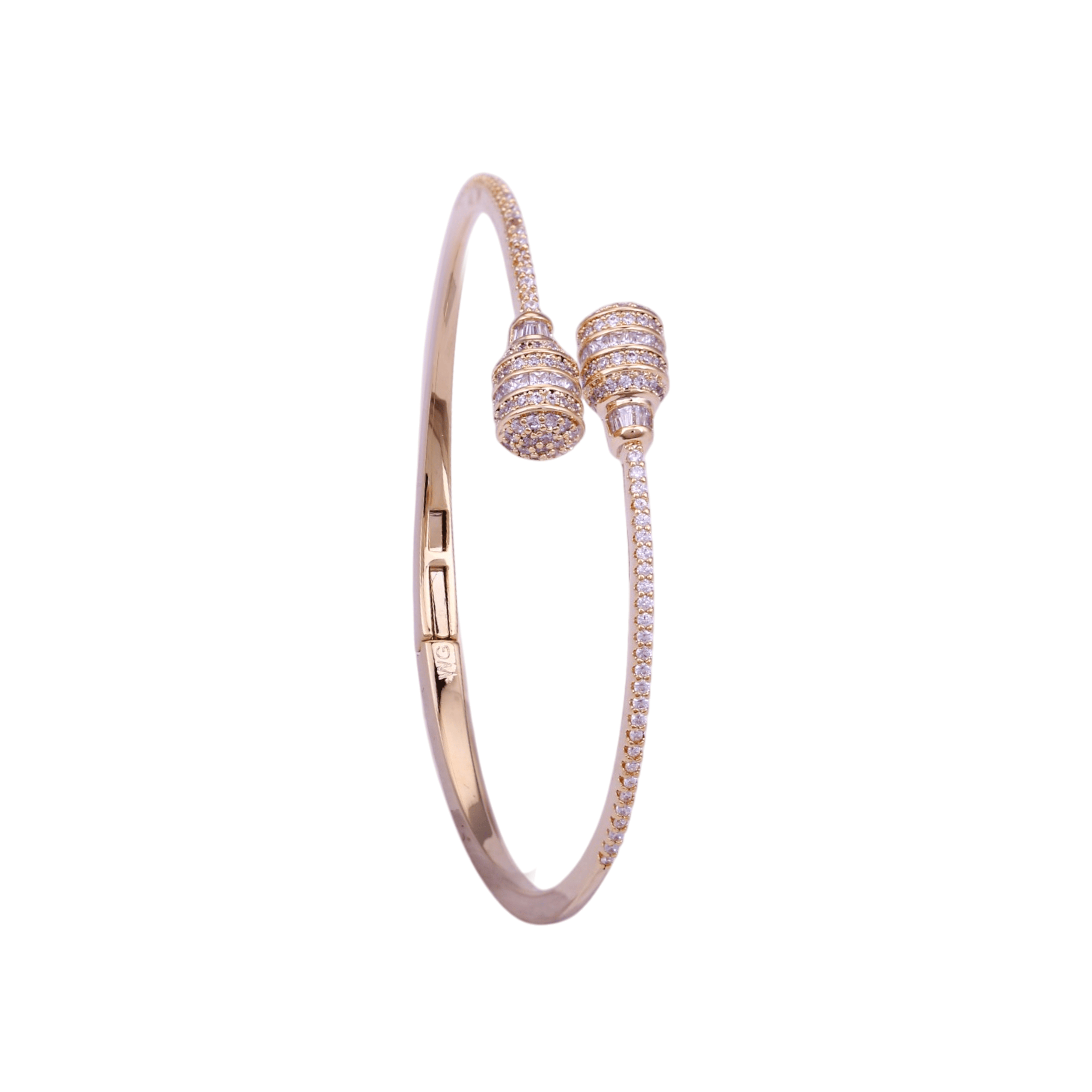 Mataari Bracelet Adjustable Gold Plated Moissanite Crystal Birthstone Bracelet for Women