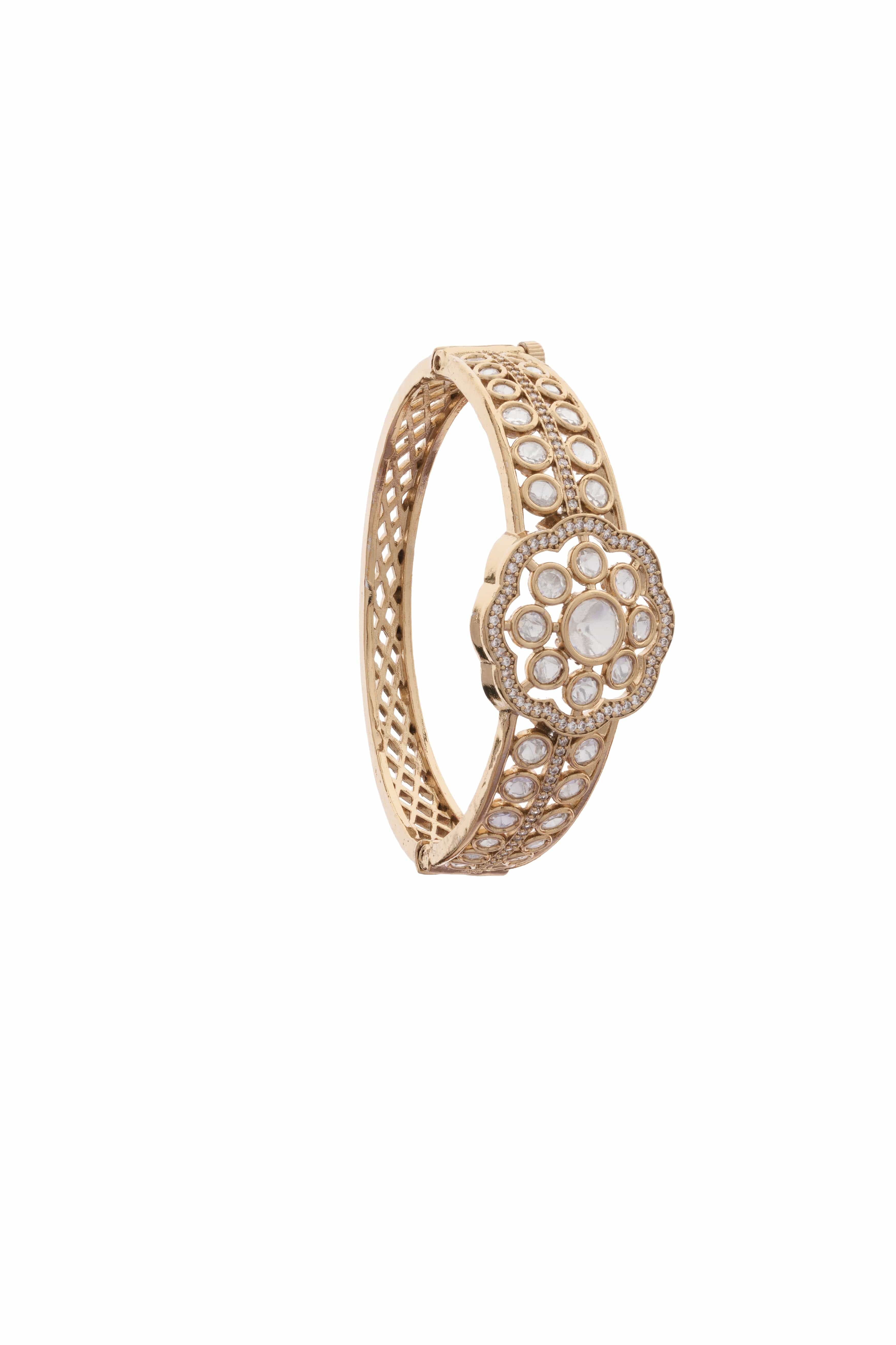 Mataari Bracelet,Bangles Brilliant Crystal Cluster Bracelet