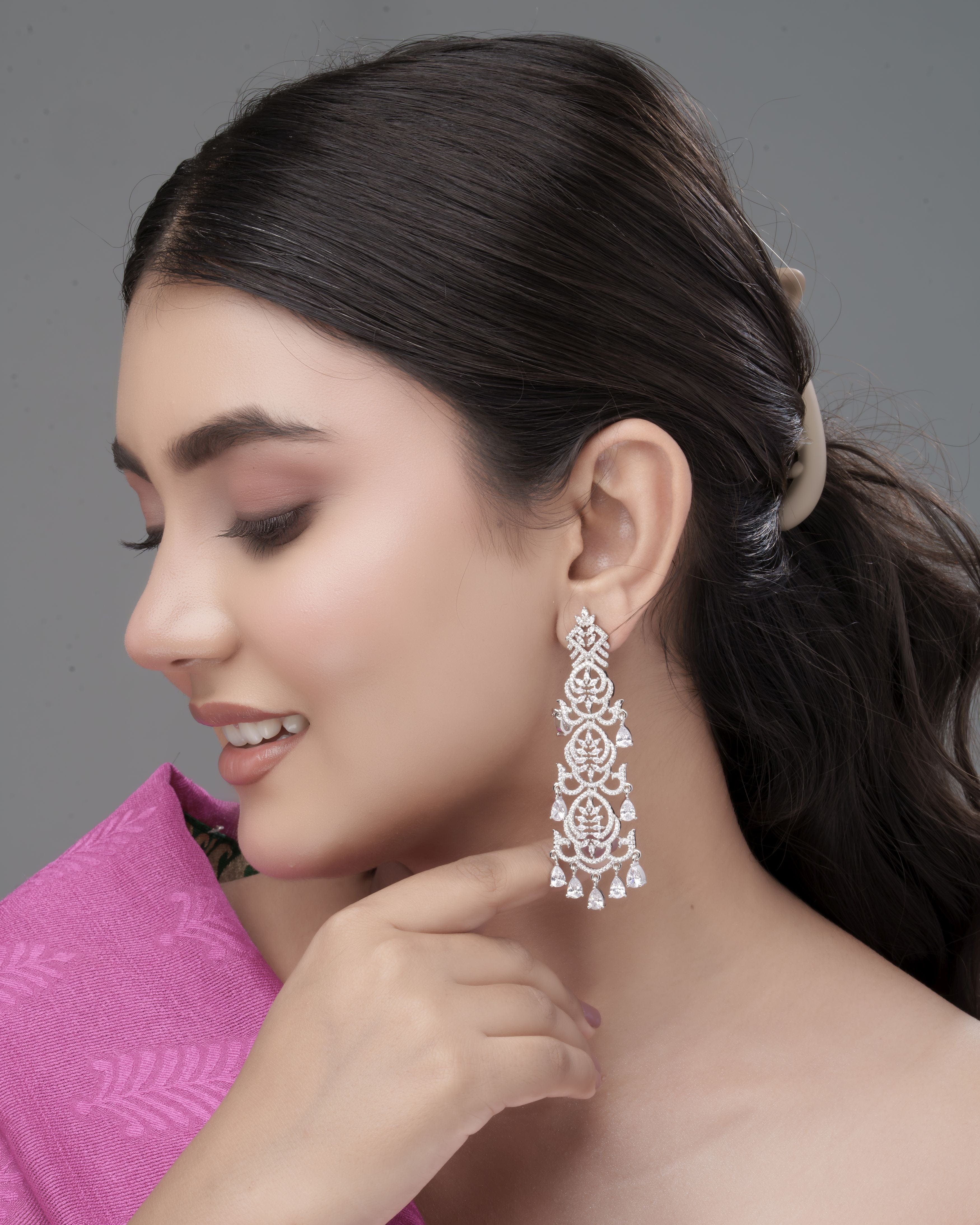 Mataari Earrings Petal Cascade Earrings