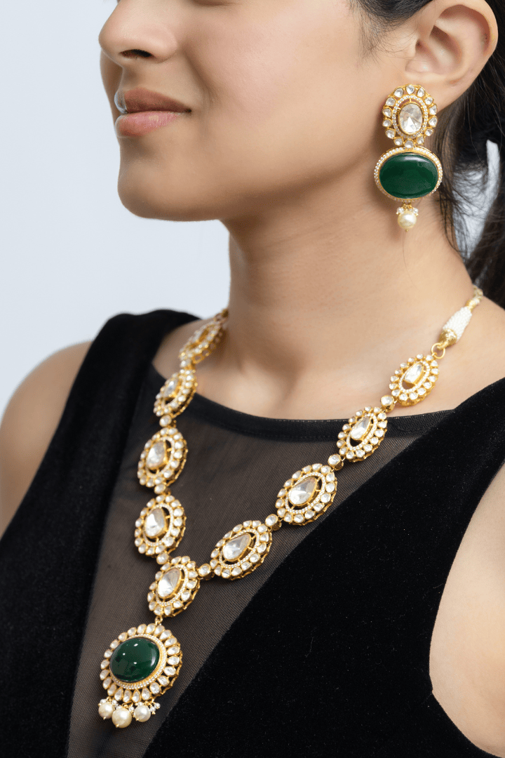 Mataari Necklace Noor-E-Jade Royal Kundan Set