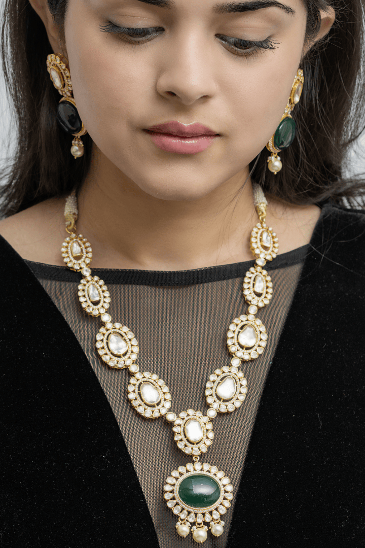 Mataari Necklace Noor-E-Jade Royal Kundan Set