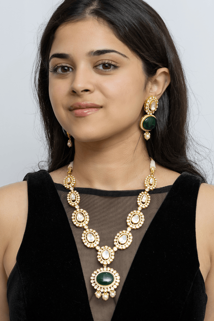 Mataari Necklace Noor-E-Jade Royal Kundan Set