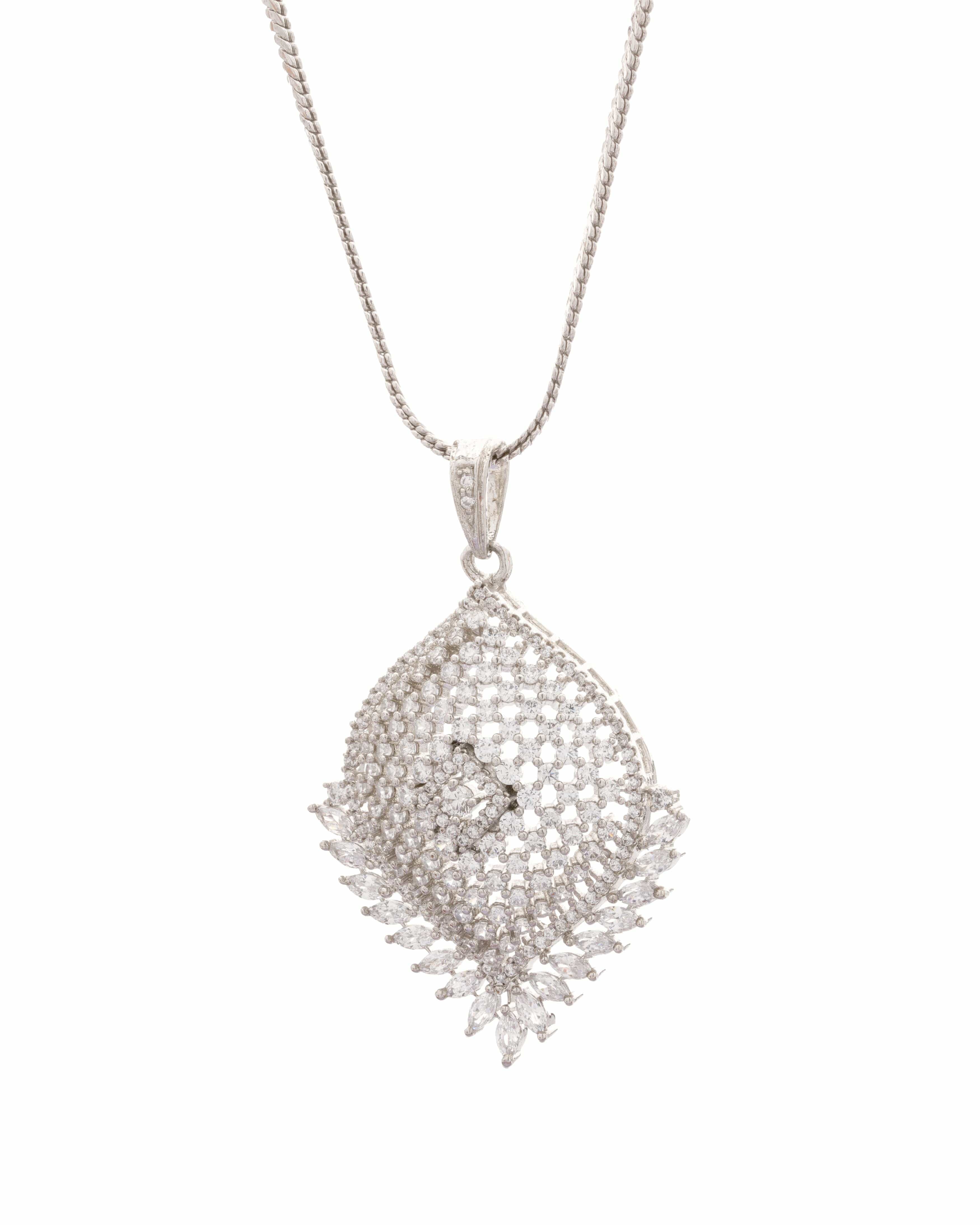 Mataari Pendant Crystal Radiant Mesh Pendant