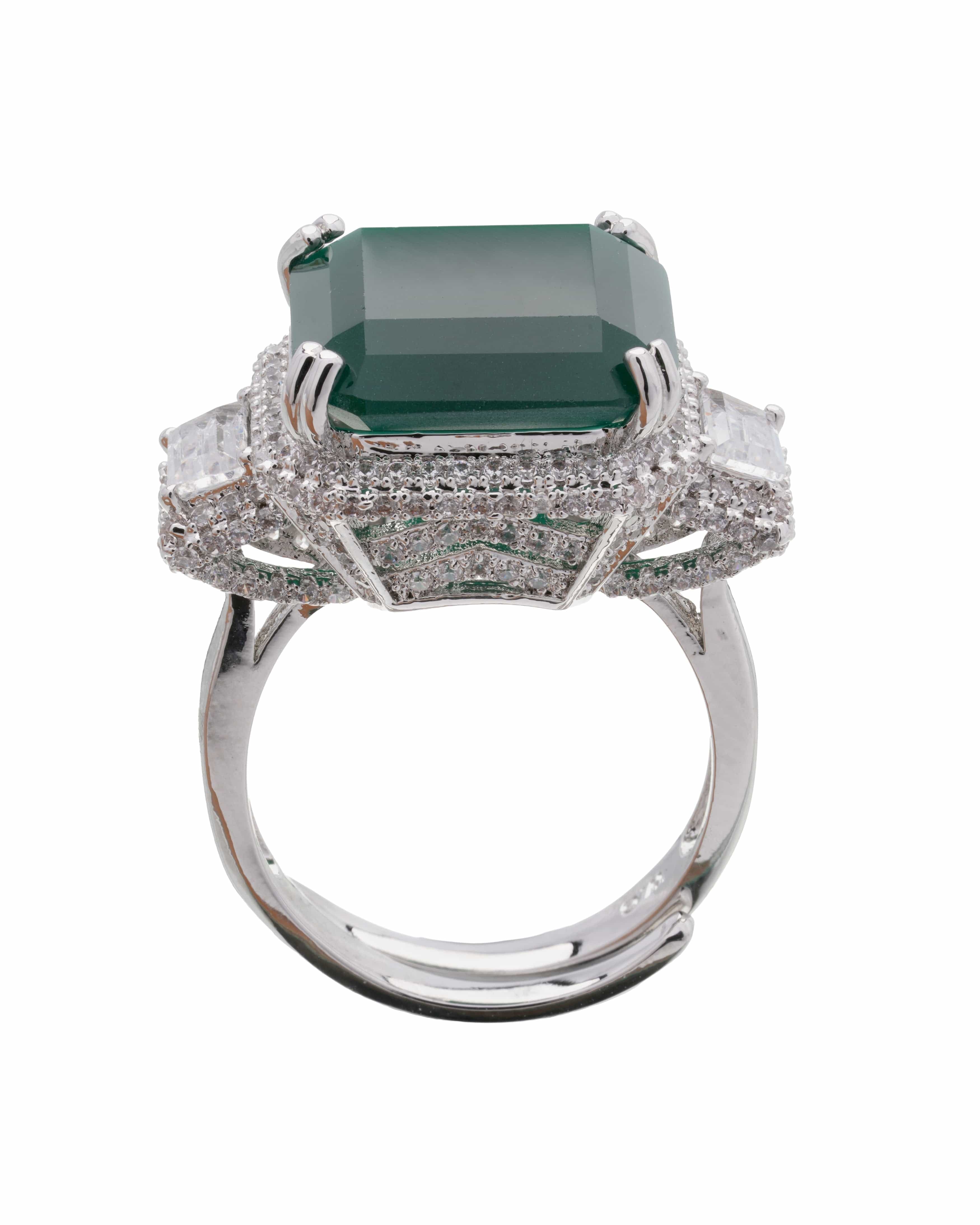 Mataari Rings Essence Adjustable Baguette Ring