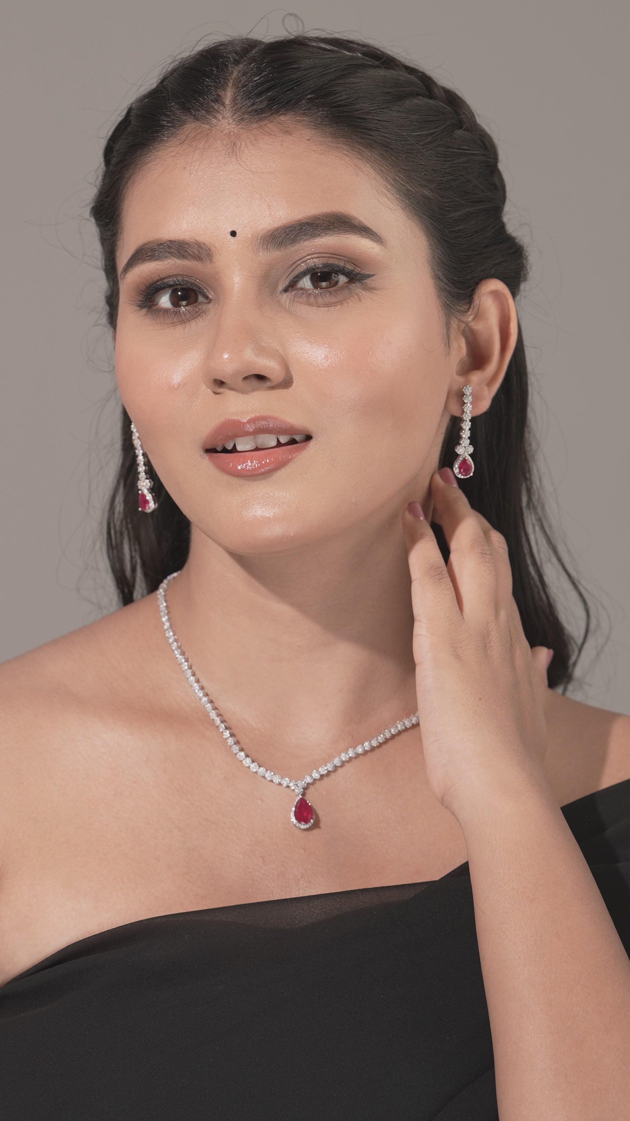Eternal Bloom Necklace & Earrings